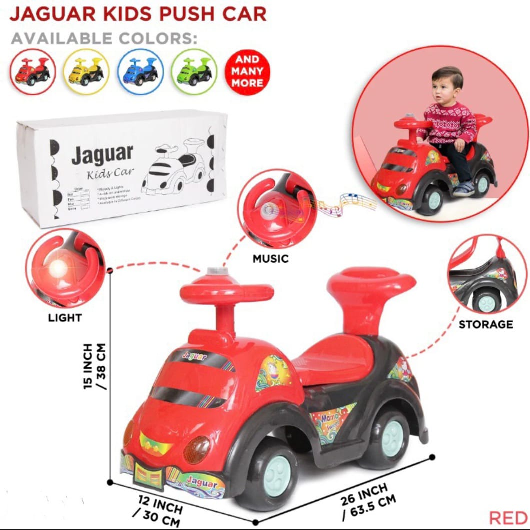 Little Star Jaguar Push Car