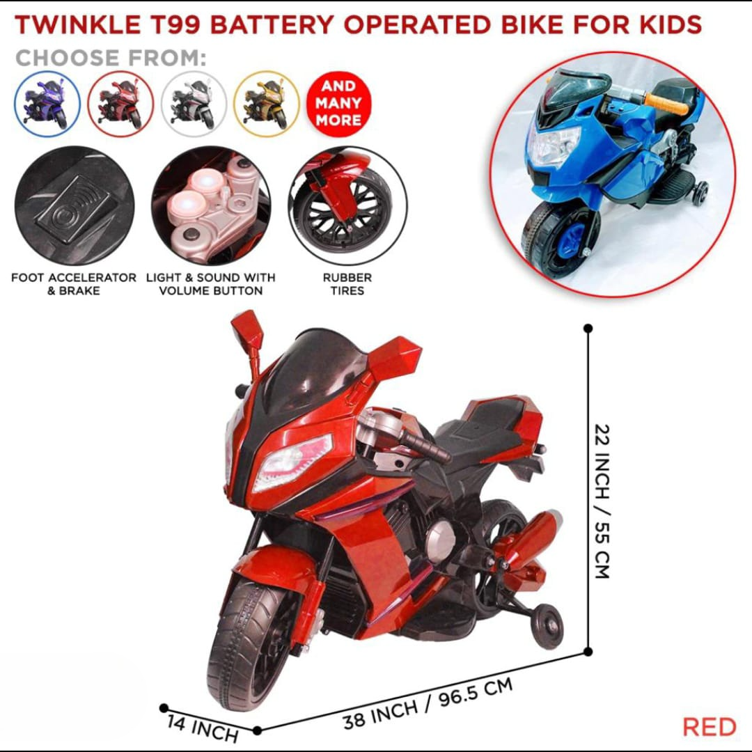 Twinkle T99 Battery Operated Bike For Kids