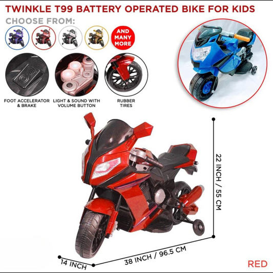 Twinkle T99 Battery Operated Bike For Kids