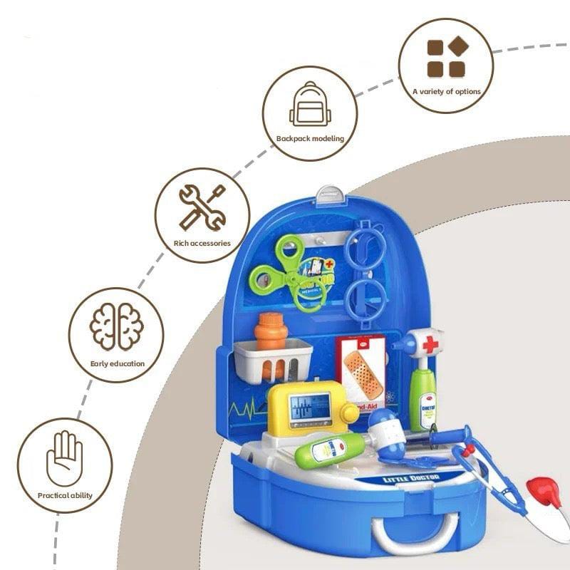 Little Doctor Set Backpack Medical Kit